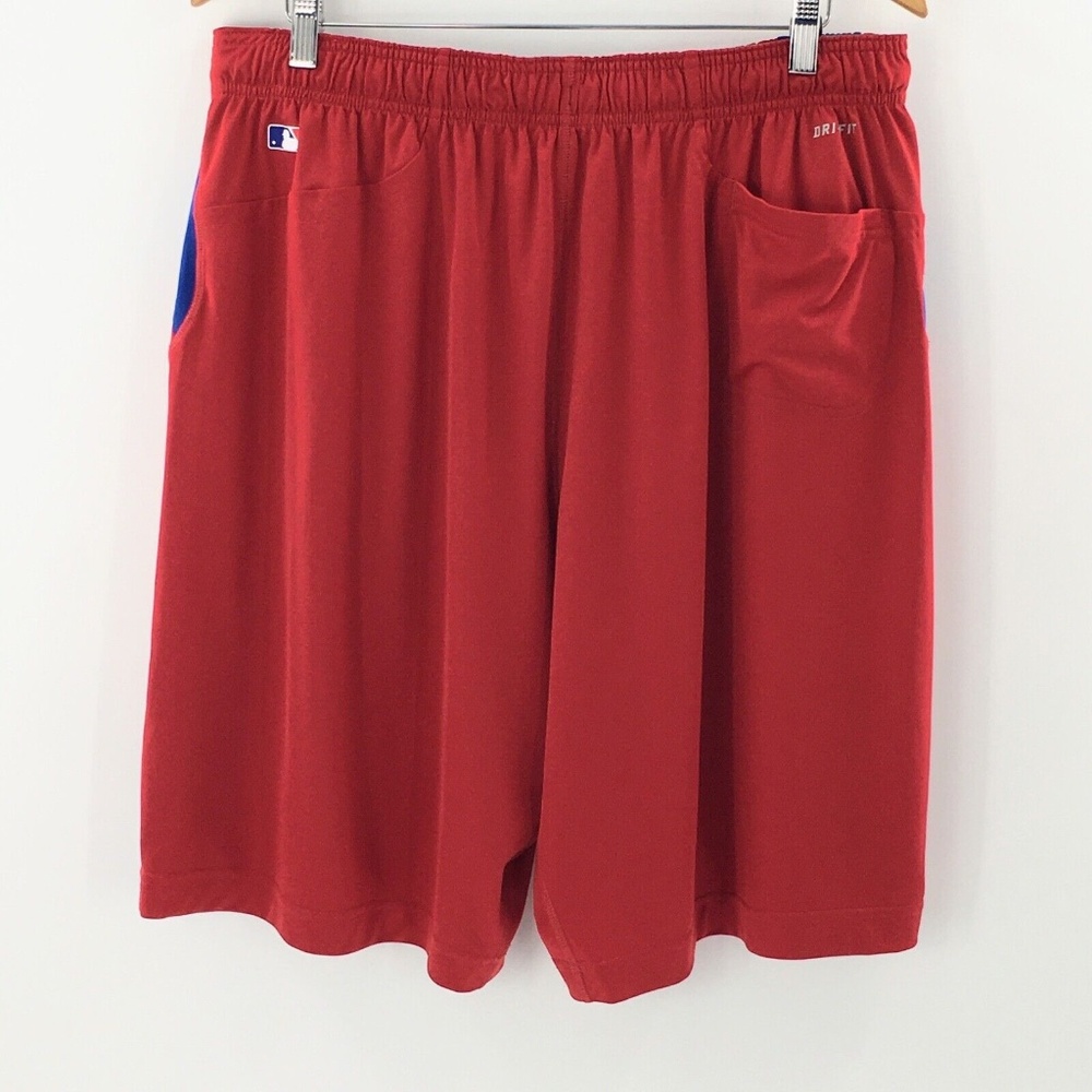 Philadelphia Phillies Nike Training Shorts Red MLB Authentic Collection Sz XXL - Picture 4 of 9